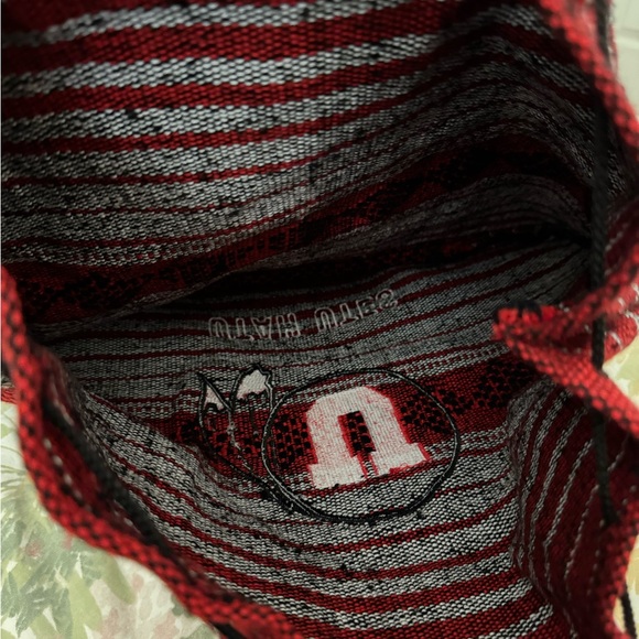 Utah Utes Red and Gray Striped Serape Backpack - Picture 6 of 10